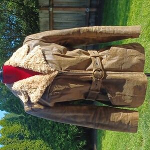 New York by Winlit Vintage Brown Genuine Leather Zip Jacket - S